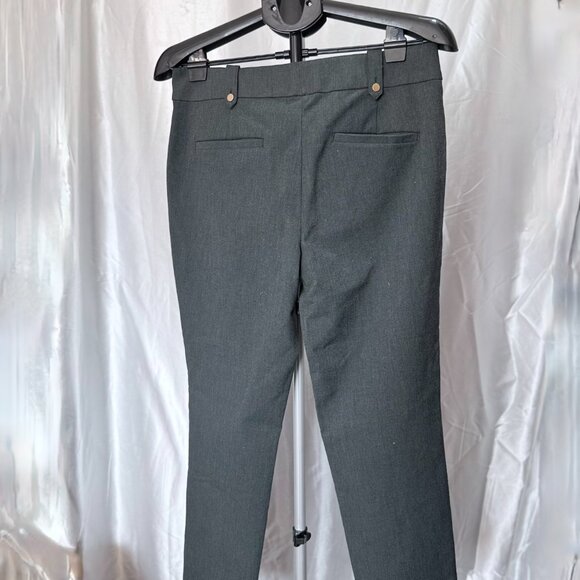The LOFT | Slim Trousers in Charcoal Green | Size 8 - Picture 5 of 6